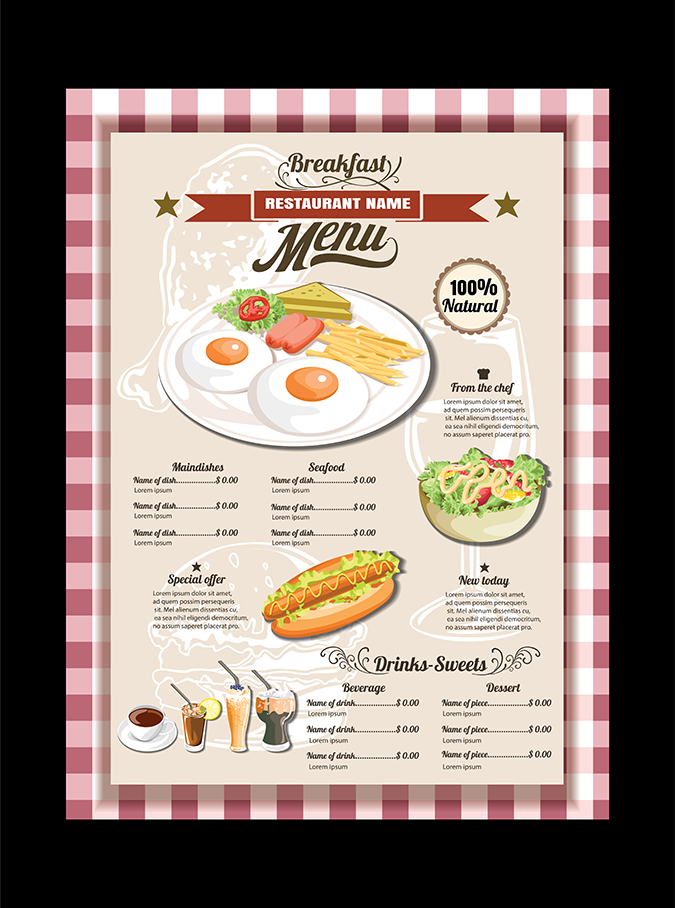 menu board